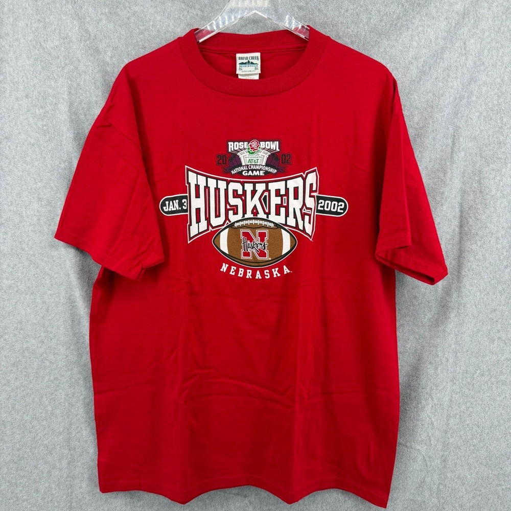 Briar Creek Nebraska Huskers 2002 Rose Bowl National Championship T-Shirt Mens L - Picture 8 of 8